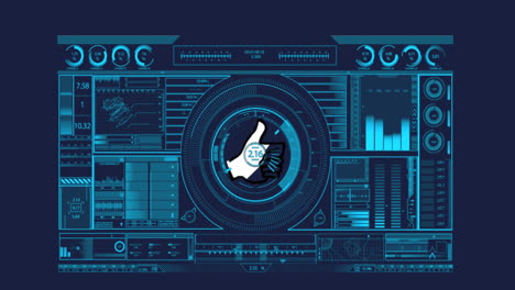 animation of scope scanning and data processing