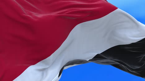 seamless loop of principality of sealand flag.