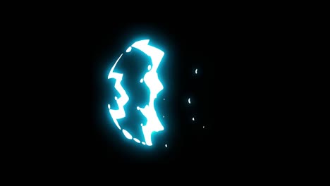 five step ball cycle electrical cartoon animation