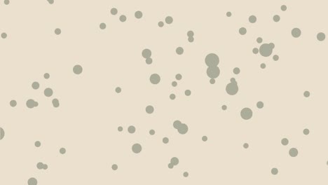 the background consists of circles rise, after effect