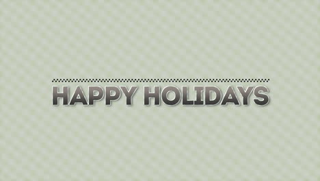 vintage happy holiday over a green retro gradient ambiance