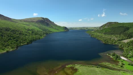 Dark-blue-lake-in-green-forested-valley