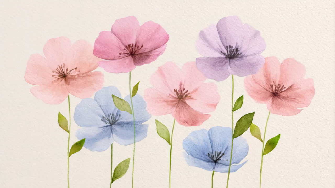 Watercolor Floral Painting