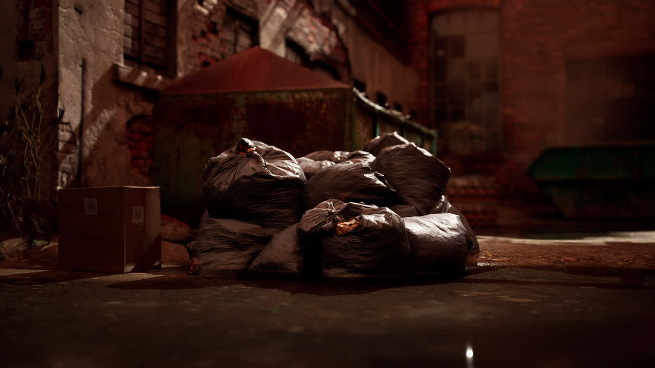 Abandoned Industrial Buildings of old factory