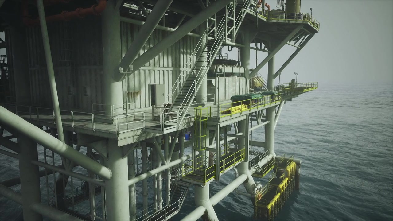 Remote monitoring of steel beams and walkway for integrity checks