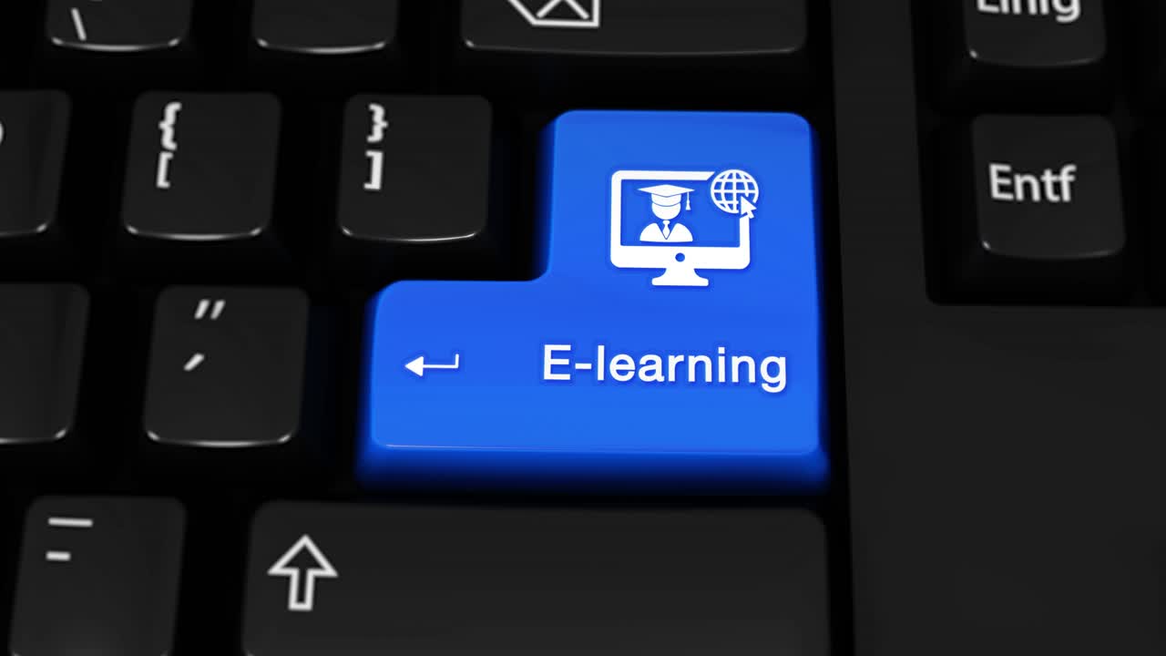 E-learning Keyboard Button
