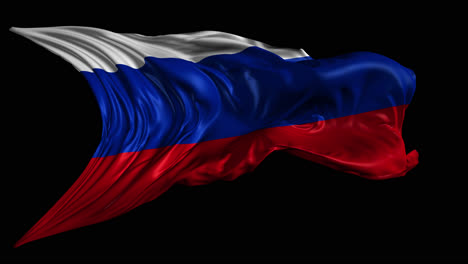 russian flag waving