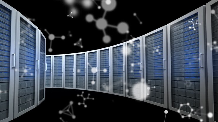 Animation of molecules over computer servers