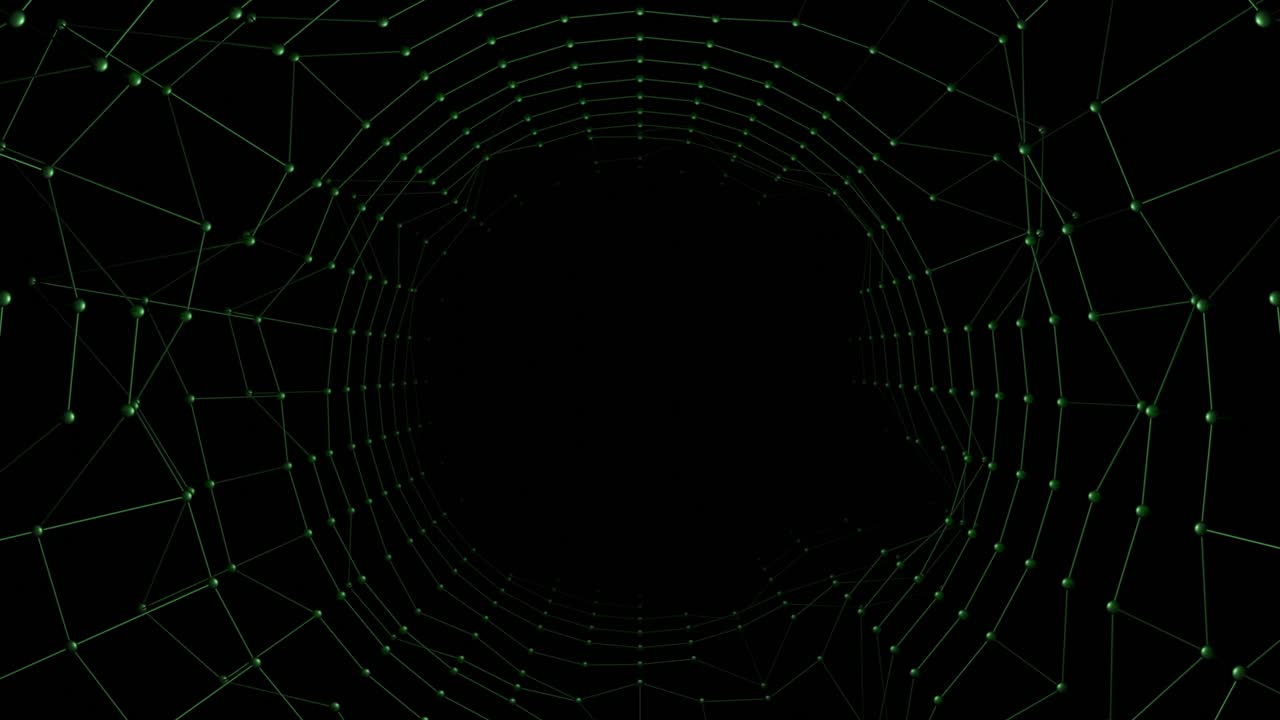 Abstract Green Network Tunnel