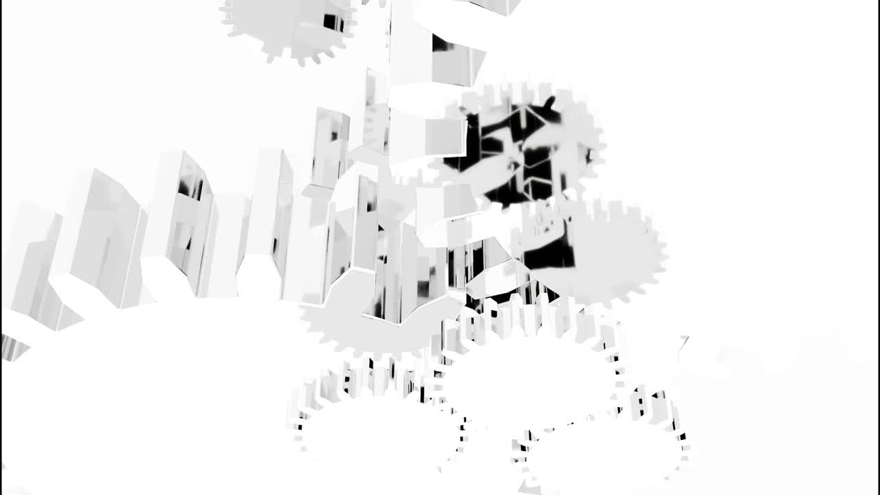 추상적인 시계 기어