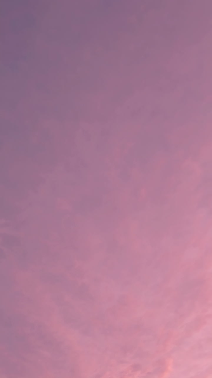 El cielo al atardecer