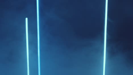 fog abstract background fluorescent light blue