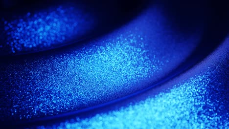 glittering blue liquid rippling background in 3d video loop. blurred motion design wavy texture. modern design trendy.