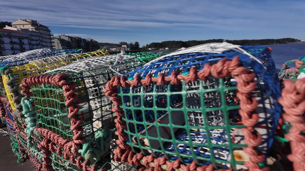 Attrezzatura da pesca in plastica per l'inquinamento degli oceani