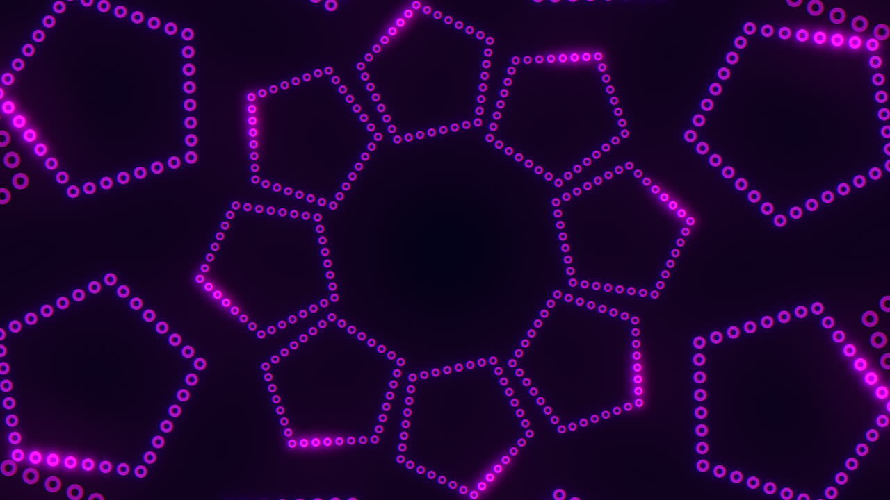 intrincados y visualmente atractivos hexágonos púrpura y patrón de diamante en un fondo
