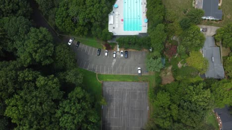 Neighborhood-Pool-in-the-Summer-Time,-Winston-Salem-NC