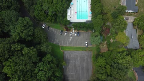 neighborhood pool in the summer time, winston salem nc