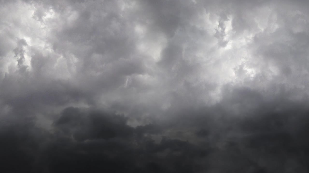 thunderstorm clouds and lightning 4k