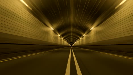 carretera de túnel conduciendo rápido sin fin bucle sin costura 4k