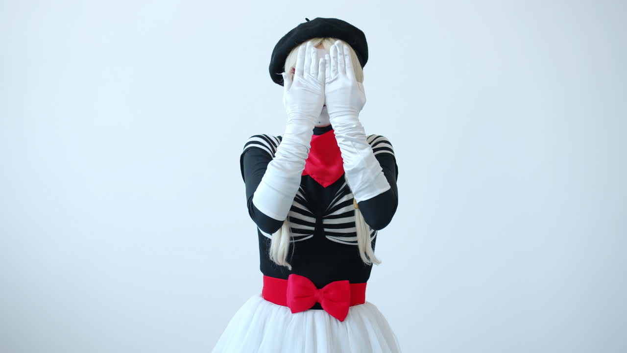 Mime Woman in Costume