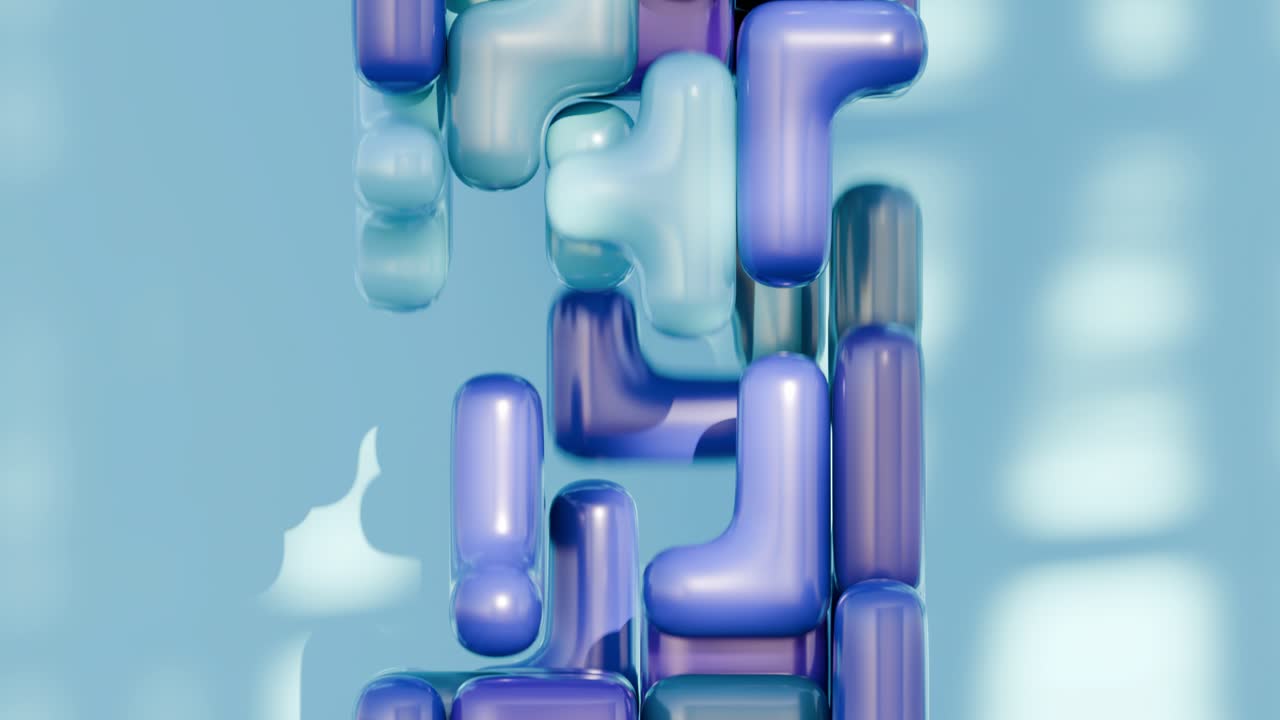 абстрактные 3d-геометрические формы