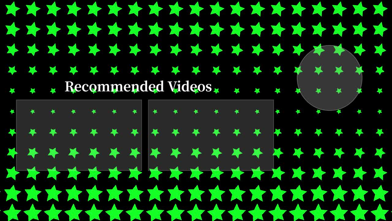 스타 웨이브 엔드 카드 엔딩 스크린 모션 그래픽