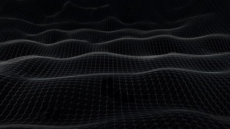 abstract wireframe grid