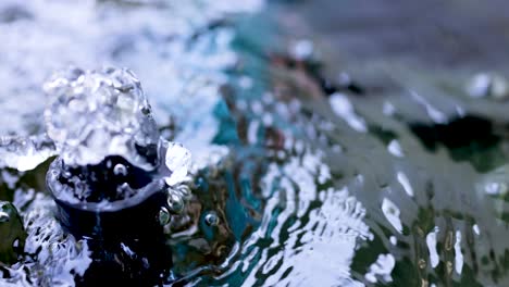 water splashing from a fountain in bangkok