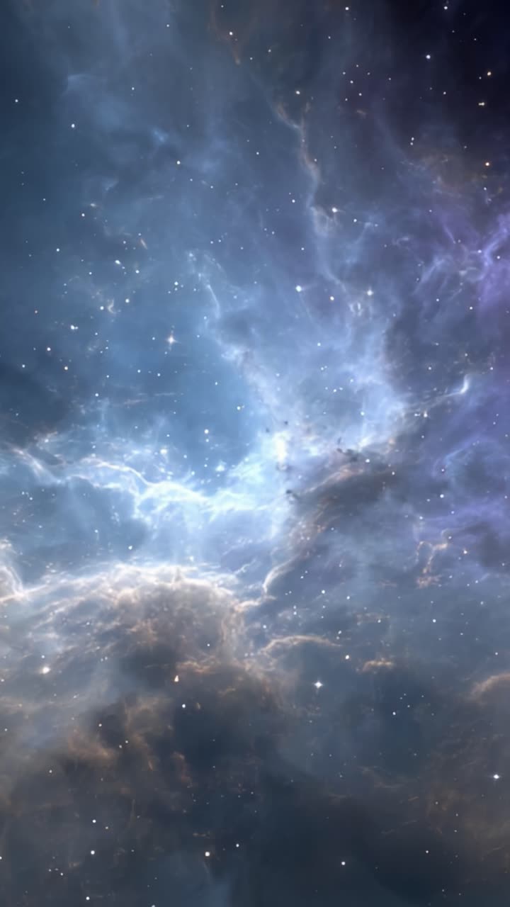 A Stunning Visualization of the Cosmos: Celestial Clouds, Twinkling Stars, and Ethereal Nebulae Captured in Breathtaking Detail