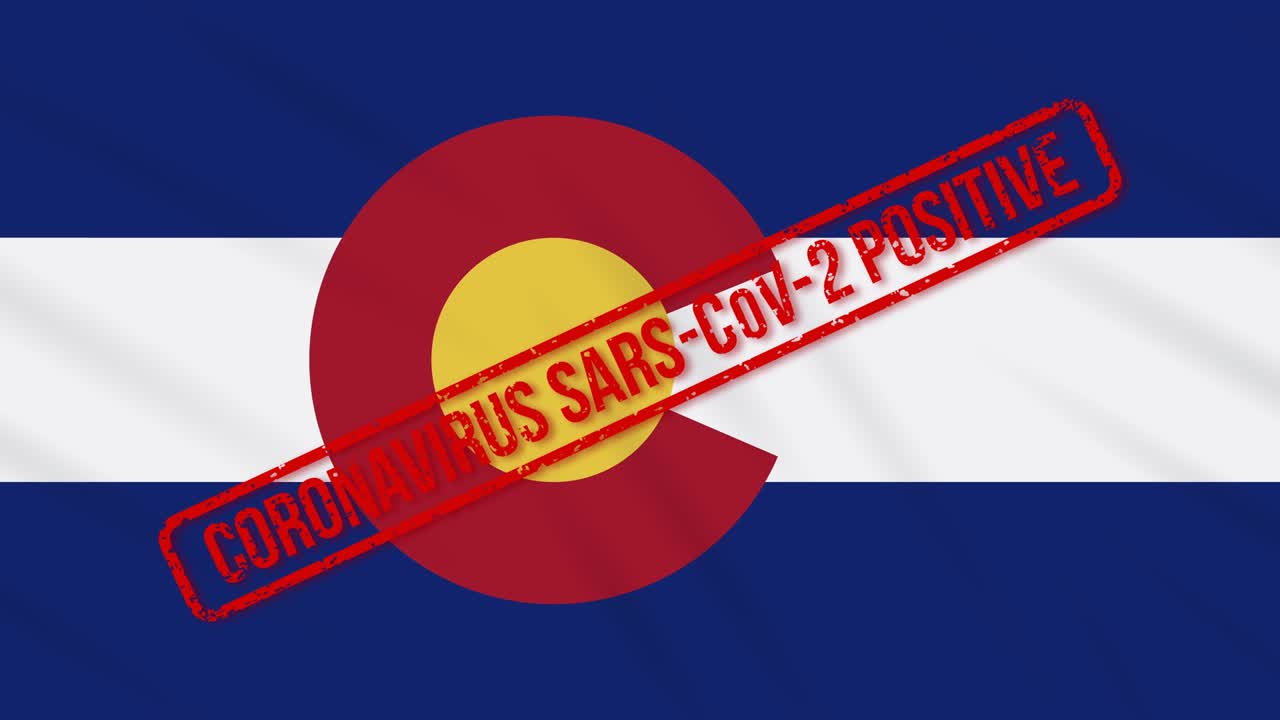 미국 콜로라도 주 (colorado) 의 흔들리는 발은 covid-19에 대한 긍정적 인 반응으로 스프되어 있습니다.