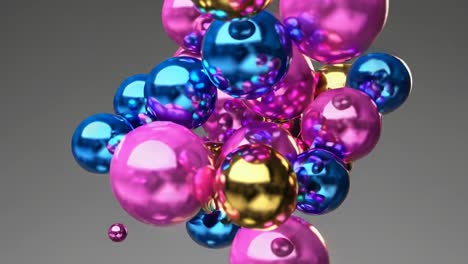 abstract colorful spheres