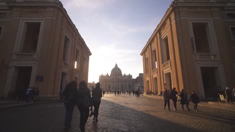 Petersplatz-In-Der-Abenddämmerung