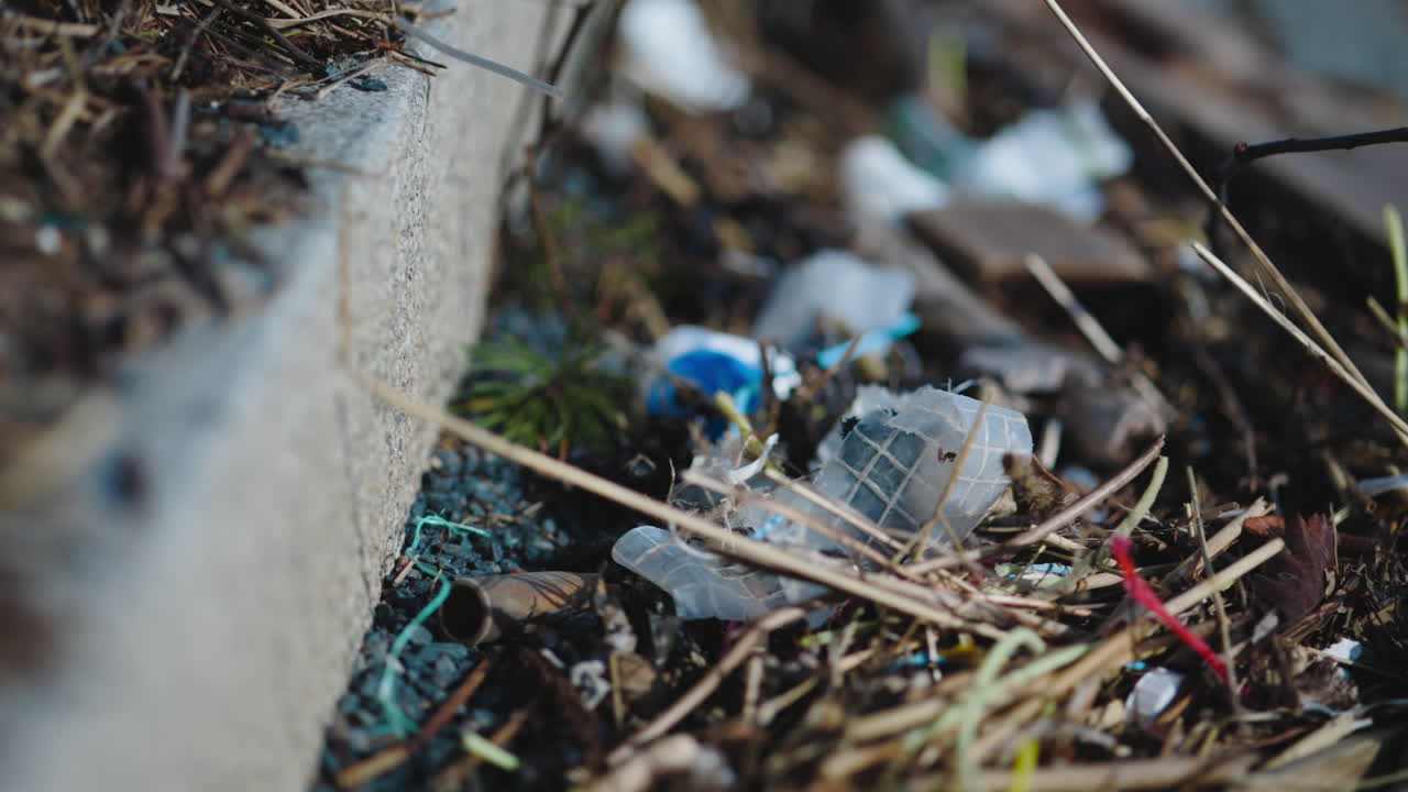 basura acumulada en la playa