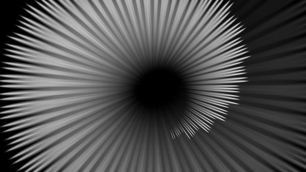 Spiral rays motion graphics with night background