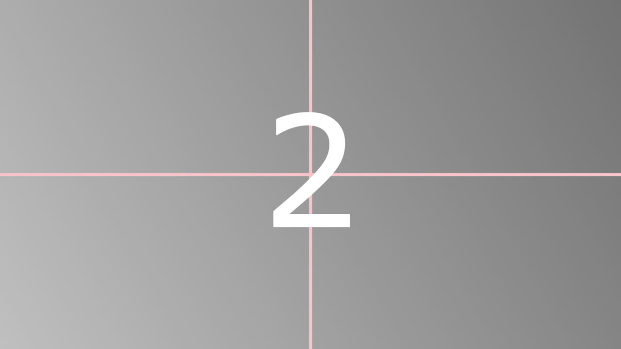 Classic Film Countdown from Five to Zero