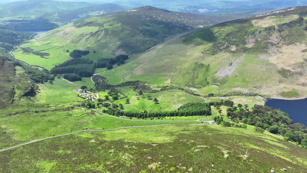 Wild beauty The Wicklow Mountains and stunning Lough Tay in Winter Irish beauty