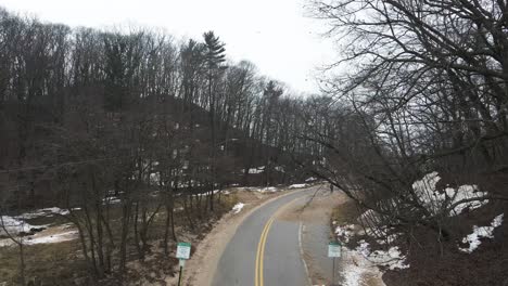 rising upward to show the beach and beach street during closure