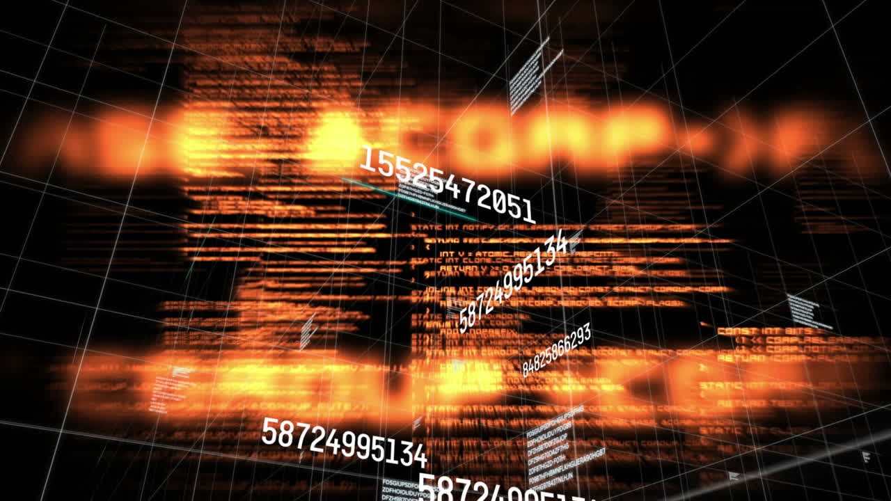 숫자 변화의 애니메이션과 그리드 상의 데이터 처리