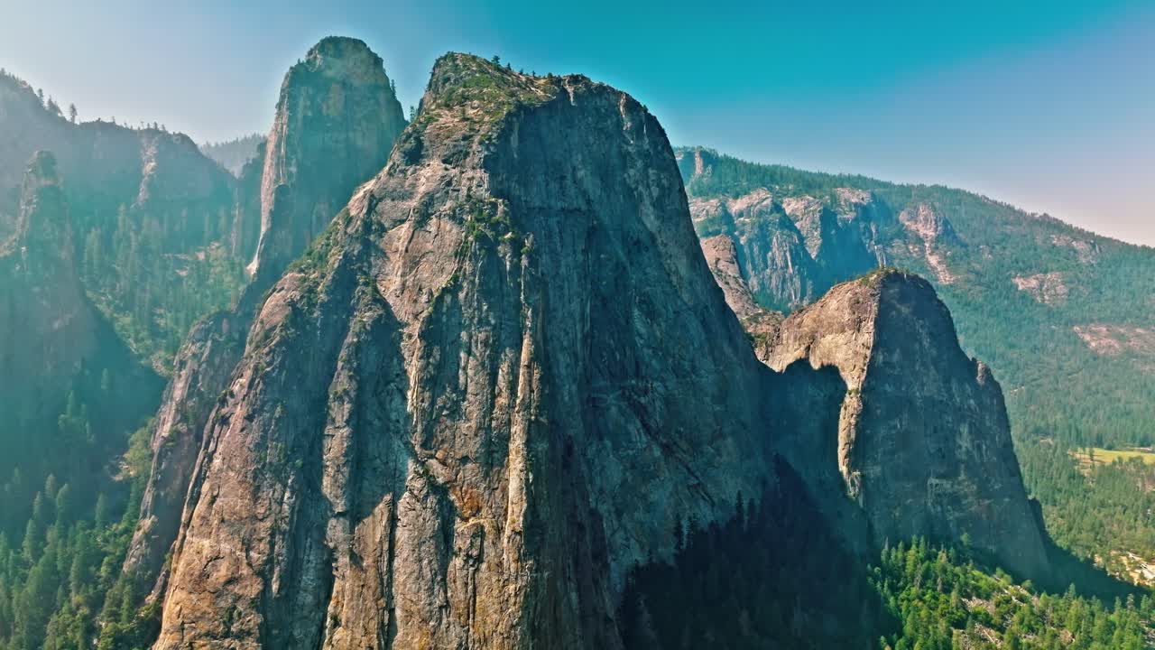 California Yosemite National Park Aerial Video
