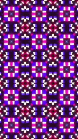 vj loop purple neon kaleidoscope. vertical looped video