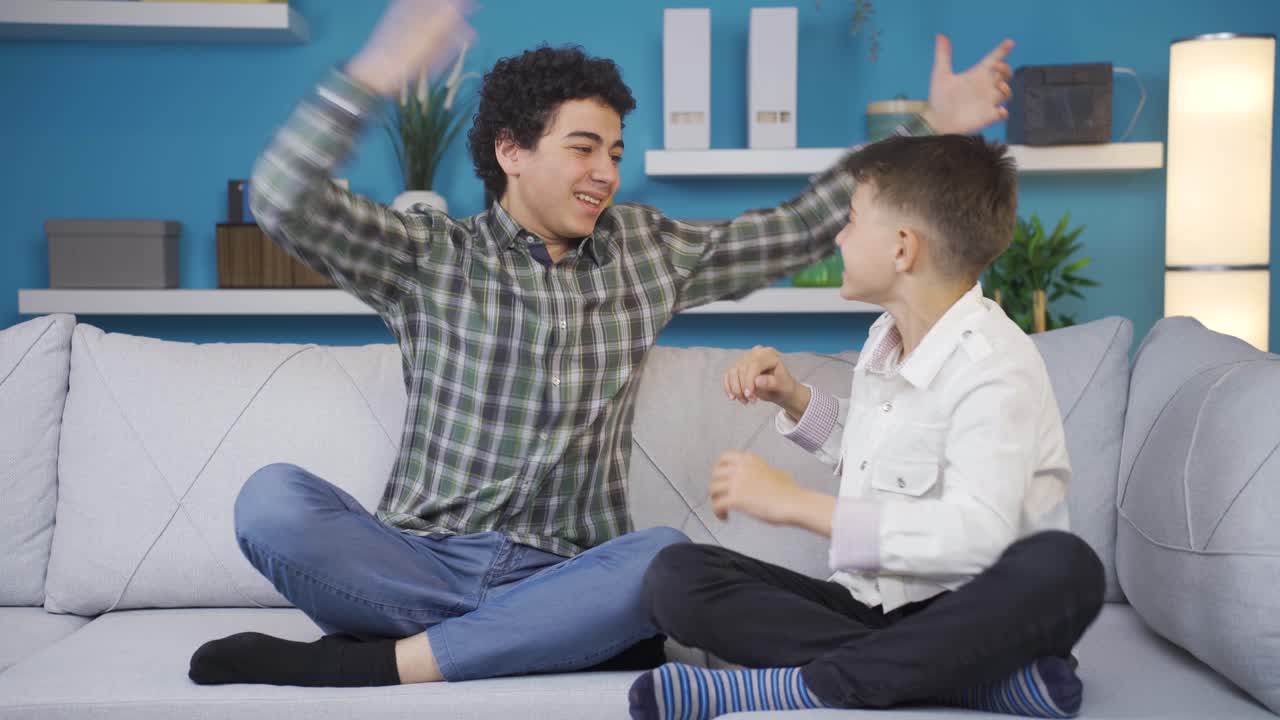 Successful and intelligent brothers.