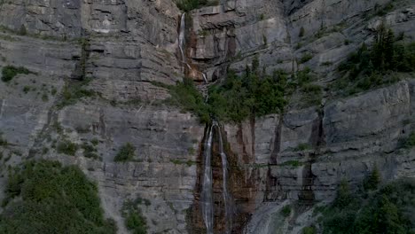 bridal veil falls, utah, usa