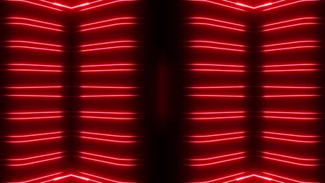 red neon light pattern