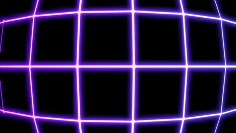 neon grid sphere