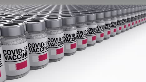 covid-19 vaccine bottles qatar