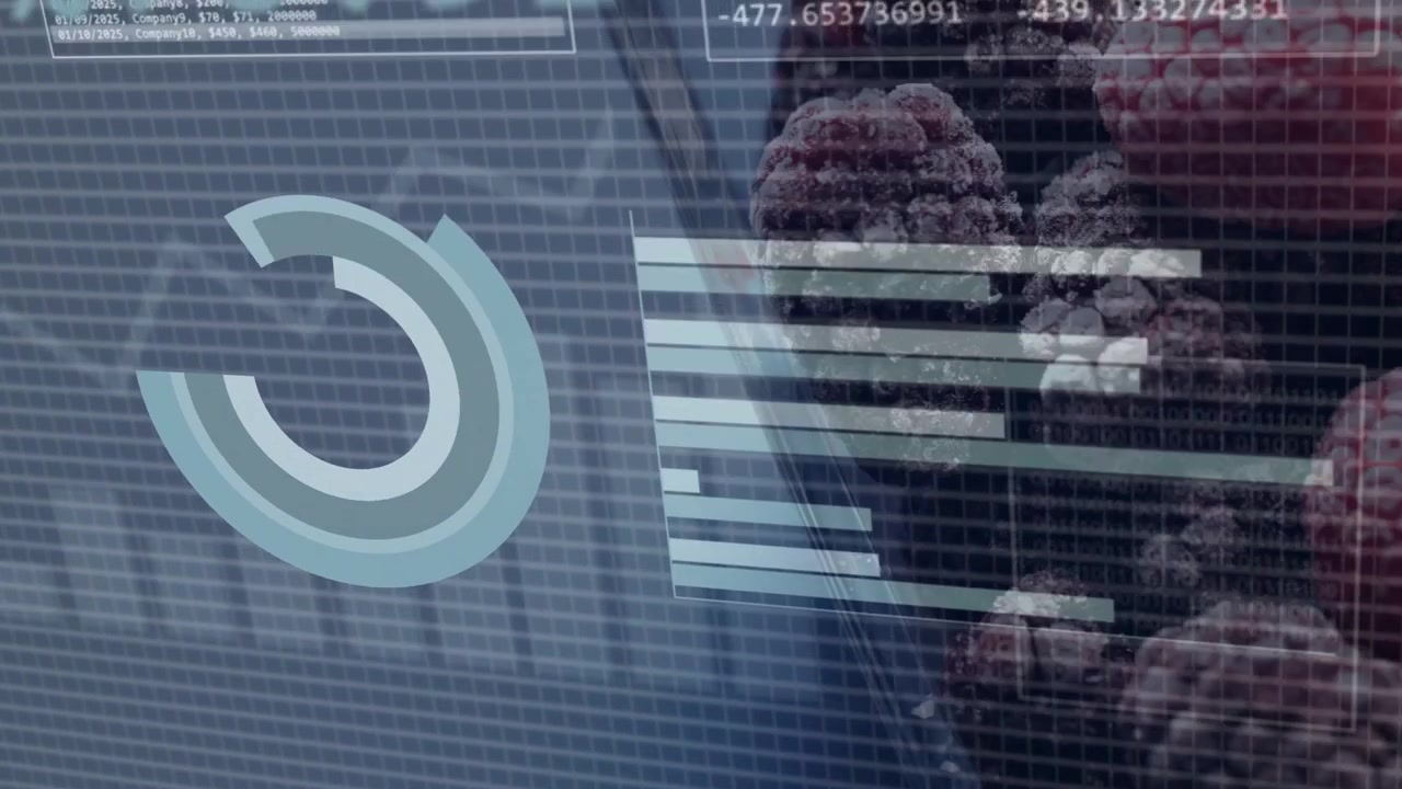 HUD on glass starting with 3D cone appearing growing into disk rotating filling panels for analysis