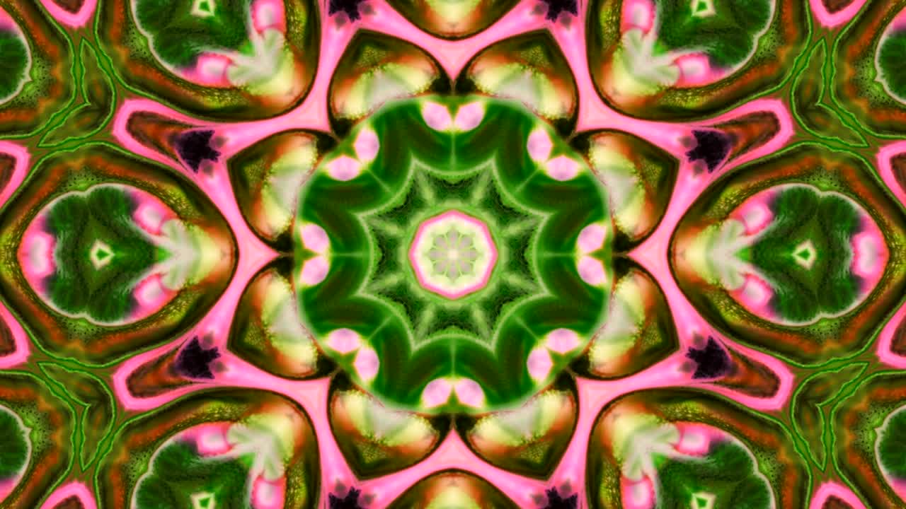 movimiento de fondo de kaleidoscopio abstractamente colorido
