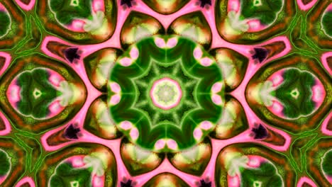 movimiento de fondo de kaleidoscopio abstractamente colorido