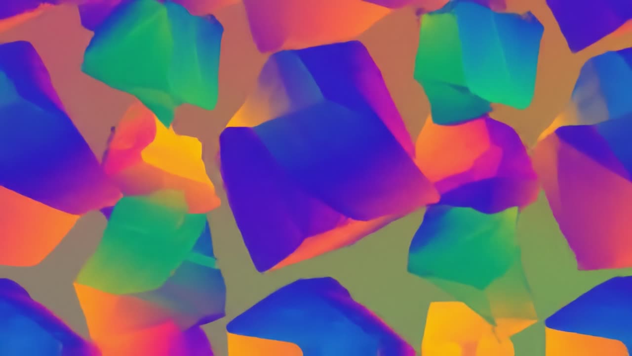 patrón geométrico abstracto y colorido