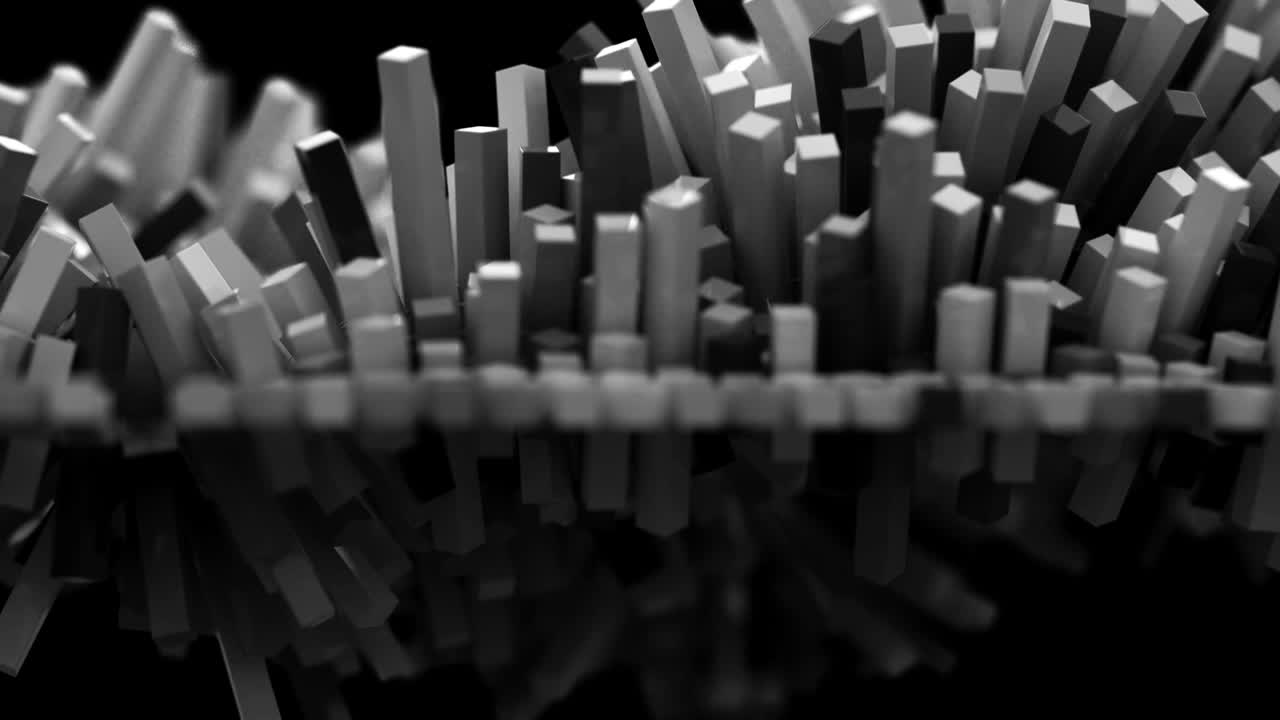 malla cúbica abstracta de 4 k.